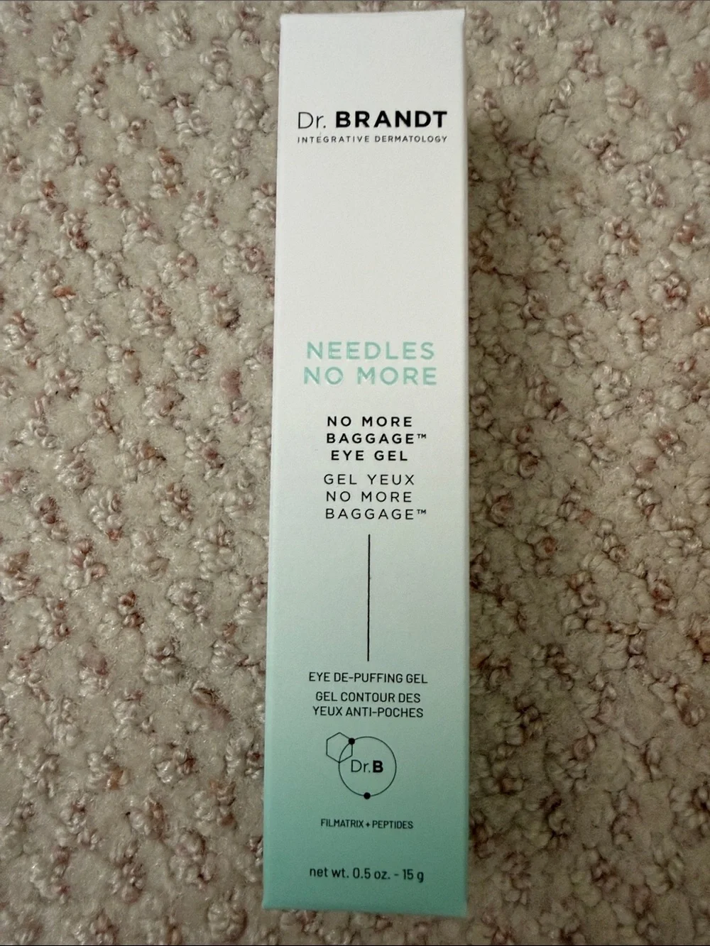 Dr. Brandt No More Baggage Eye Gel - .5 oz - 15g. NIB never used.